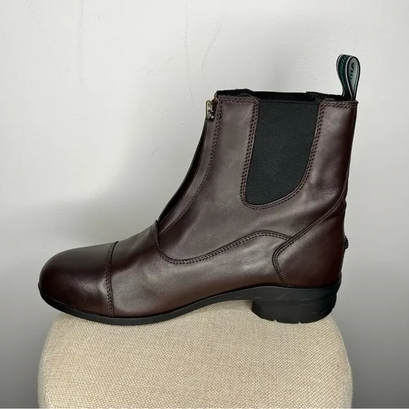 NEW Ariat Size 9D (Medium) Heritage IV Zip Paddock Boot Brown Leather