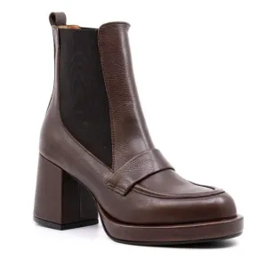 NEW ATELIERS dalton heeled boot in brown