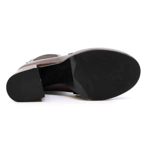 NEW ATELIERS dalton heeled boot in brown