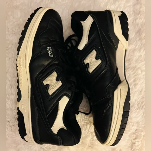 New Balance Black &amp; White 550 Panda Size 8.5