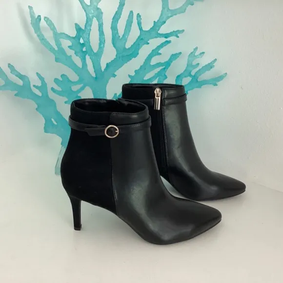 NEW BANDOLINO BLACK WOMENS ANKLE BOOTIES BOOTS SHOES SZ 7