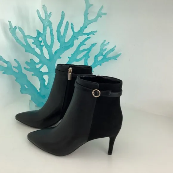 NEW BANDOLINO BLACK WOMENS ANKLE BOOTIES BOOTS SHOES SZ 7