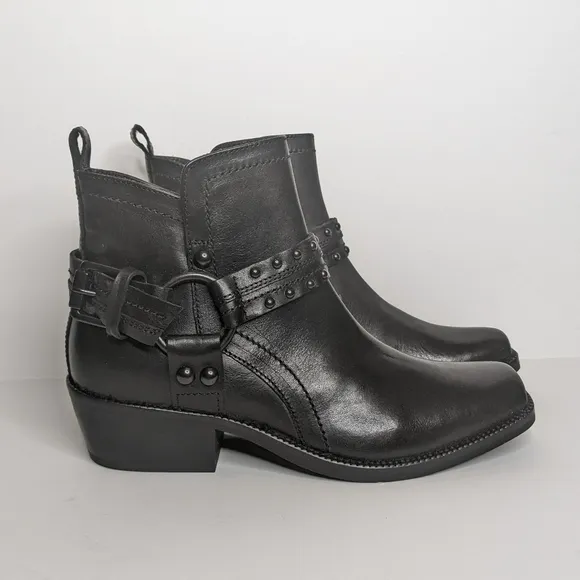 NEW BOOTIES LEATHER Black