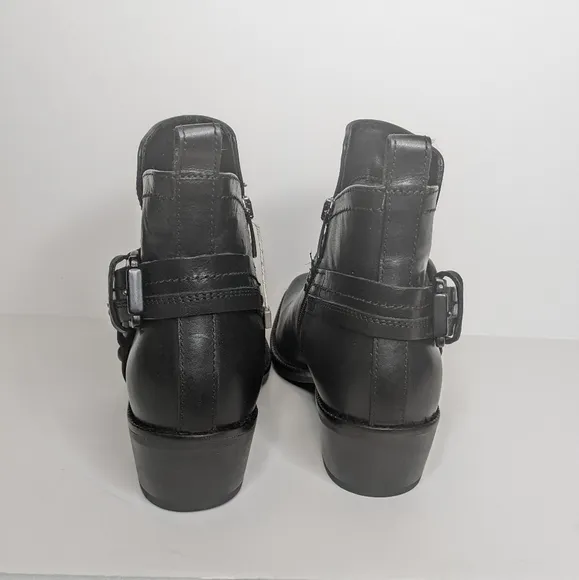 NEW BOOTIES LEATHER Black