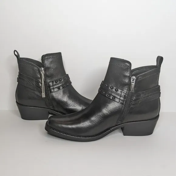 NEW BOOTIES LEATHER Black