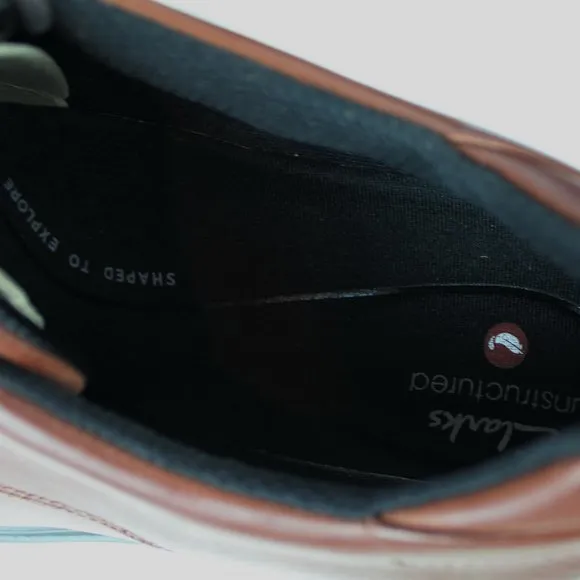 New CLARKS Un Lipari Park Plain Toe Derby Shoes