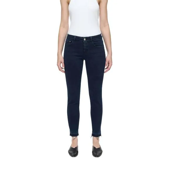 NEW CLOSED women's baker skinny jeans in blue/black
