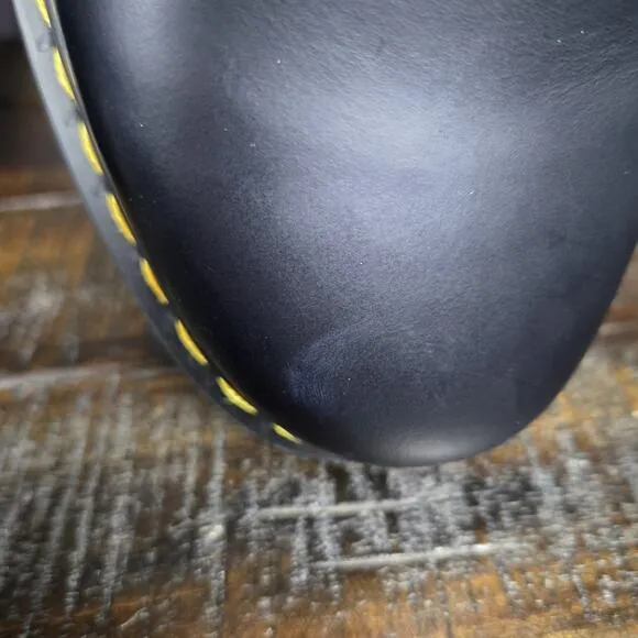 NEW Dr Martens 2976 Hi Womens Size 11 Tall Leather Chelsea Boots Black