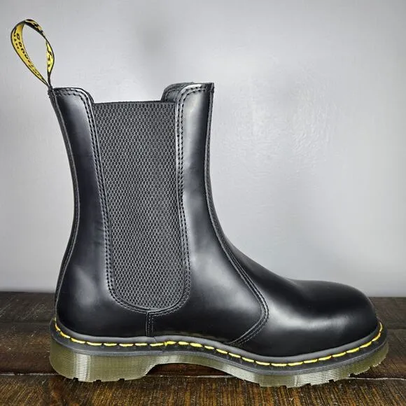 NEW Dr Martens 2976 Hi Womens Size 11 Tall Leather Chelsea Boots Black