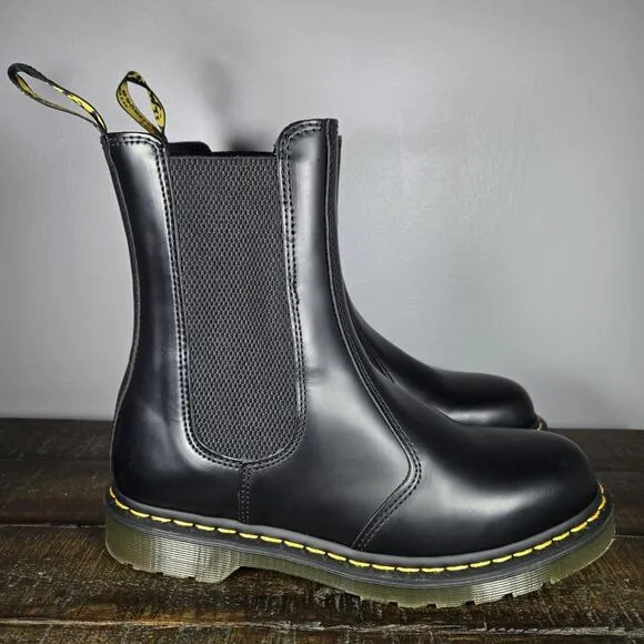 NEW Dr Martens 2976 Hi Womens Size 11 Tall Leather Chelsea Boots Black