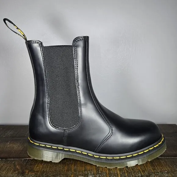 NEW Dr Martens 2976 Hi Womens Size 11 Tall Leather Chelsea Boots Black