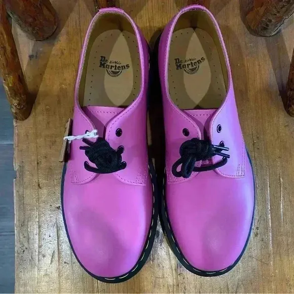 NEW Dr Martens Perfect Pink 1461 Smooth Leather Oxford Shoes EU 41 L9