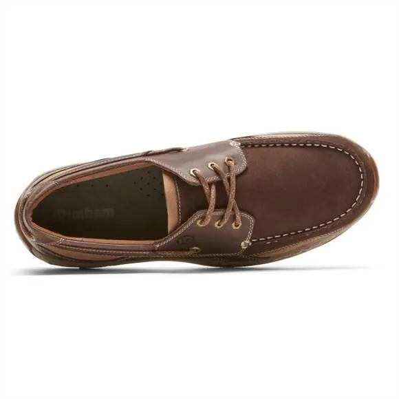 NEW DUNHAM men's captain boat shoes in java