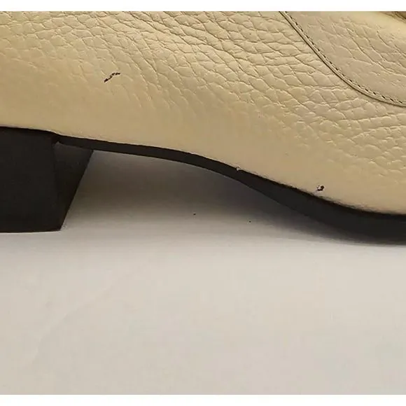 NEW Everlane Ankle Boot/ The Boss Bootie in Bone/ Italian Leather /Size 7.5