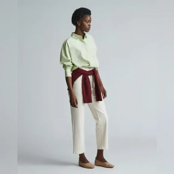 NEW EVERLANE THE day Glove Leather Flats in Tan