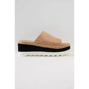 NEW FREE PEOPLE women's santorini espadrille sandal in rose gold