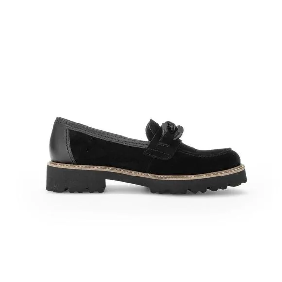 NEW GABOR loafer shoes in black