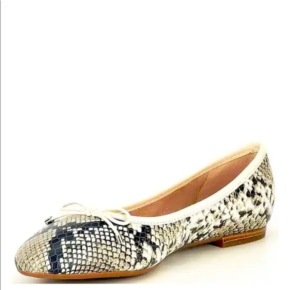 New Gianni Bini Mariete Snake Print Ballet Flats