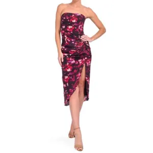NEW GILNER FARRAR vera dress in moody floral