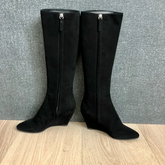 New Giuseppe Zanotti Size 6 Black Suede Boots