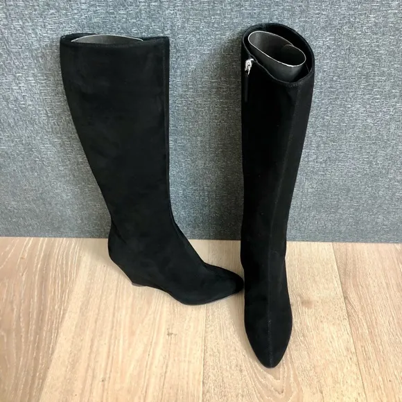 New Giuseppe Zanotti Size 6 Black Suede Boots