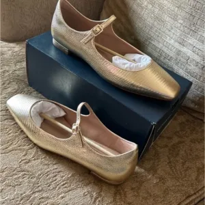 New Gold Cole Haan “Bridge” Mary Jane size 8.5