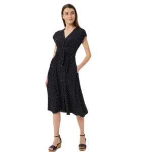 NEW Hobbs London Mini Dot Button Front Spot Midi Dress