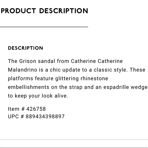 New in Box! Catherine Malandrino Grison Espadrille Wedge 👠Best in Shoes …