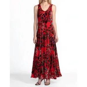 NEW JOHNNY WAS bias dress (slip in bobcat forest