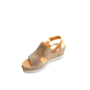 NEW KANNA espadrille wedge in nude