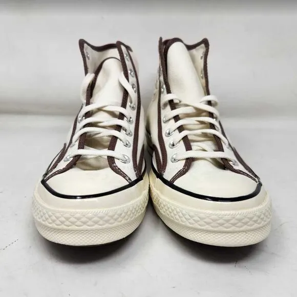 New men's 9 Converse Chuck 70 Hi Heavyweight Canvas shoes Egret Squirrel Friend