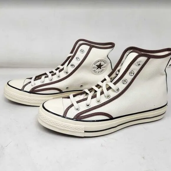 New men's 9 Converse Chuck 70 Hi Heavyweight Canvas shoes Egret Squirrel Friend