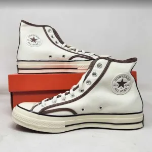 New men's 9 Converse Chuck 70 Hi Heavyweight Canvas shoes Egret Squirrel Friend