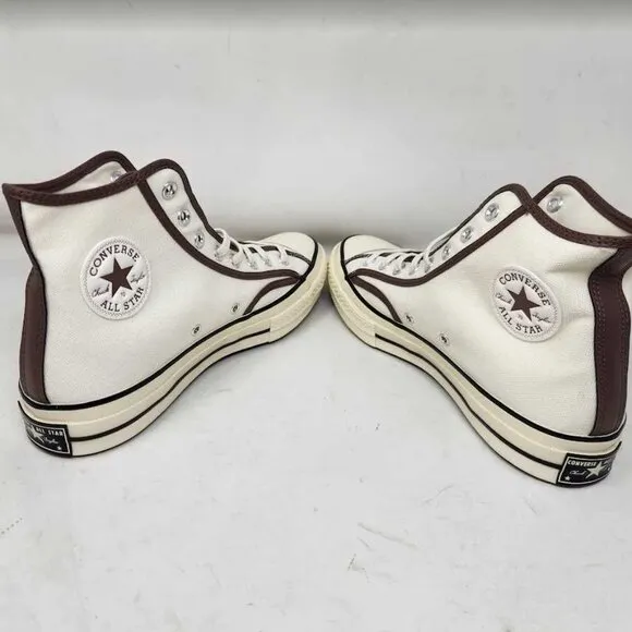 New men's 9 Converse Chuck 70 Hi Heavyweight Canvas shoes Egret Squirrel Friend