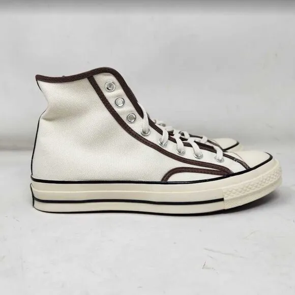 New men's 9 Converse Chuck 70 Hi Heavyweight Canvas shoes Egret Squirrel Friend