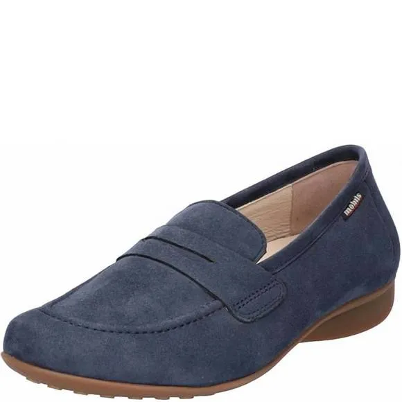 NEW MEPHISTO women's flavya loafer in jeans blue