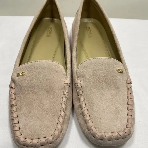 NEW Michael Kors Eve Moccasins Pink Slip-On Loafers Women’s Size 9