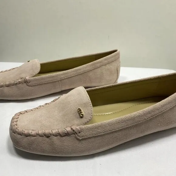 NEW Michael Kors Eve Moccasins Pink Slip-On Loafers Women’s Size 9