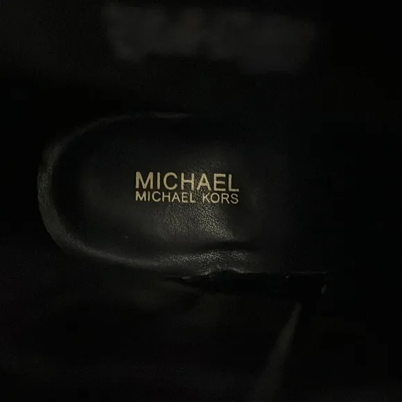 NEW! Michael Kors Hamilton Flat Bootie Black/Brown Size 8