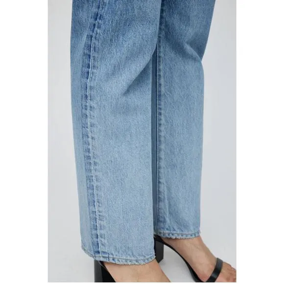 NEW MOUSSY shalen straight jean in light blue