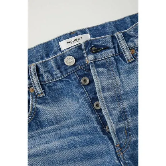 NEW MOUSSY shalen straight jean in light blue