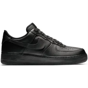 NEW NIKE men's air force 1 '07 shoes in black