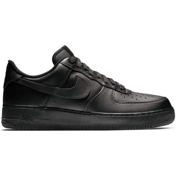 NEW NIKE men's air force 1 '07 shoes in black
