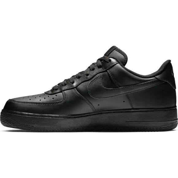NEW NIKE men's air force 1 '07 shoes in black