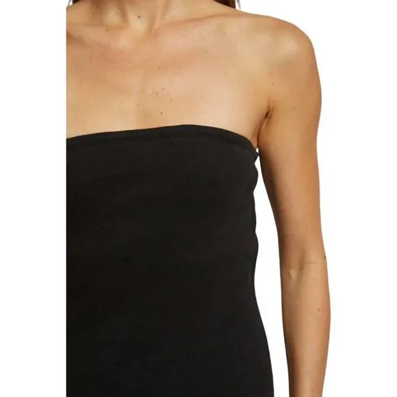 NEW PERFECTWHITETEE nadine blondie strapless dress in black