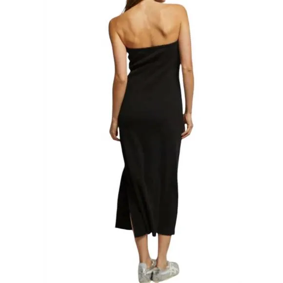 NEW PERFECTWHITETEE nadine blondie strapless dress in black