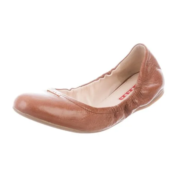 New Prada Leather flats