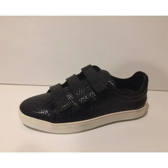 New Rag &amp; Bone Woven Leather Velcro Strap Sneaker