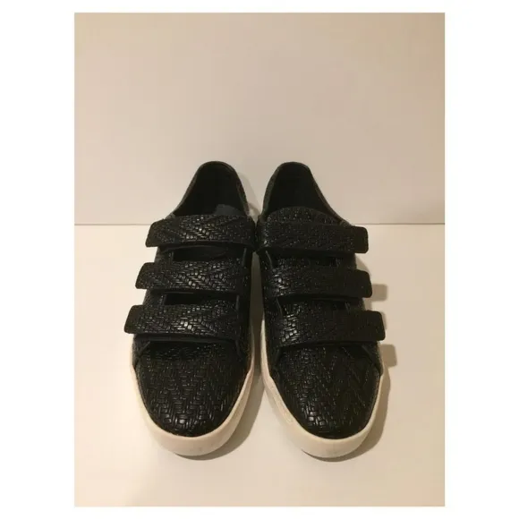 New Rag &amp; Bone Woven Leather Velcro Strap Sneaker