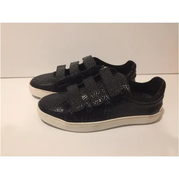 New Rag &amp; Bone Woven Leather Velcro Strap Sneaker
